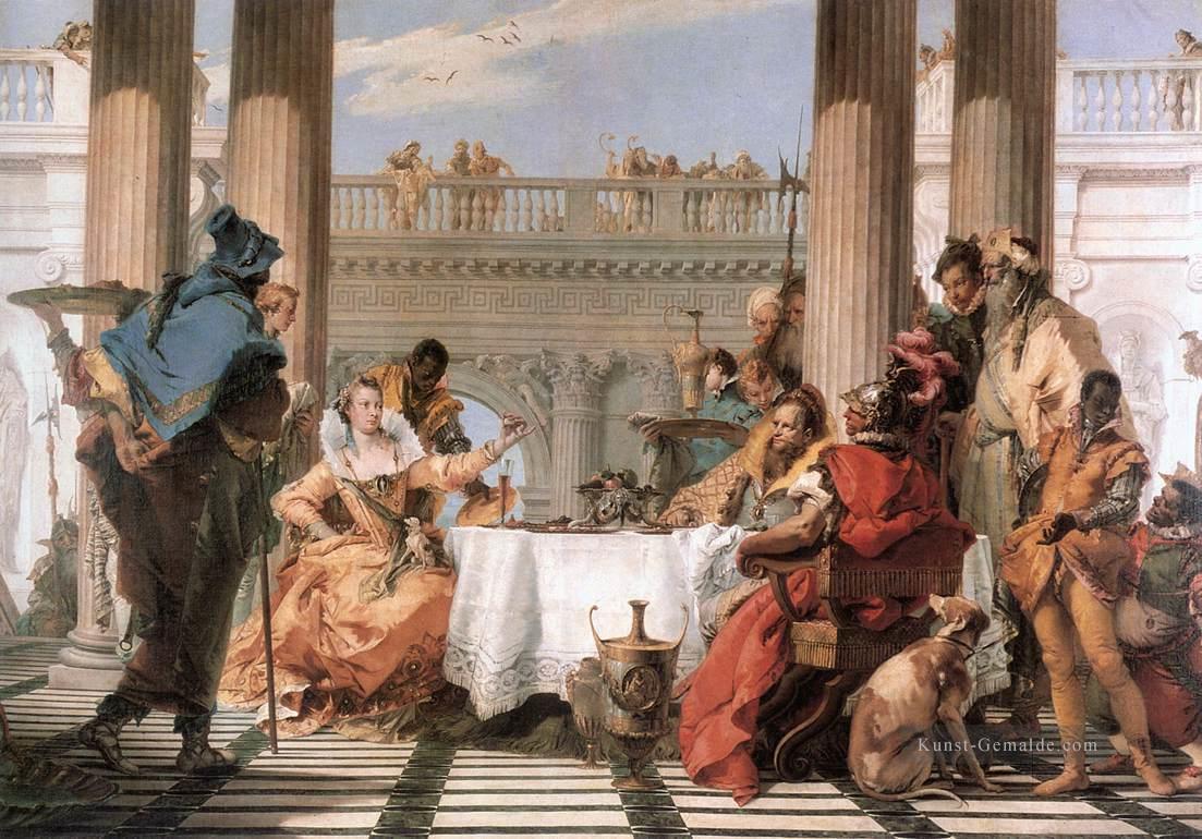 Das Gastmahl der Kleopatra Giovanni Battista Tiepolo Ölgemälde